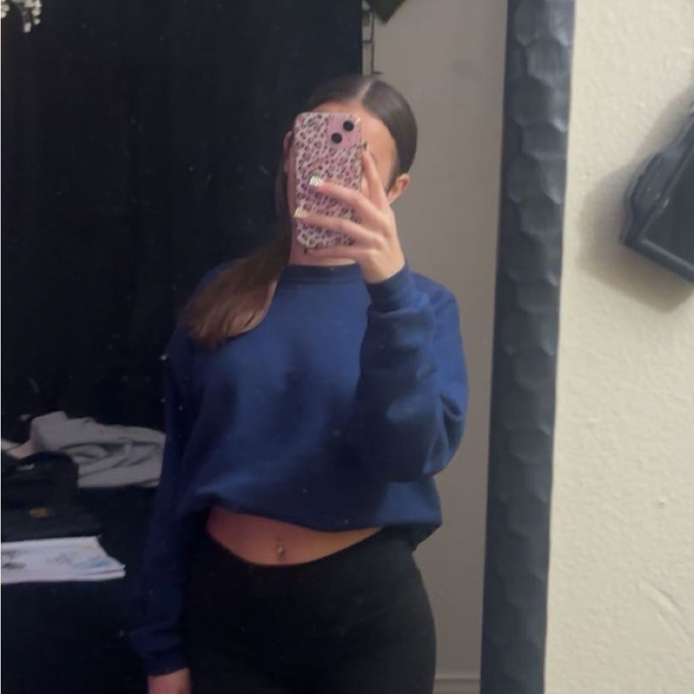 Full Blue Crewneck